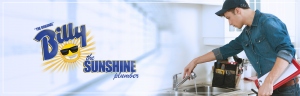 Billy The Sunshine Plumber BTSP Home Slider white